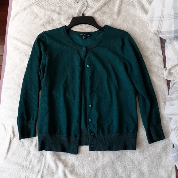 Teal Knit Cardigan - Picture 2 of 5